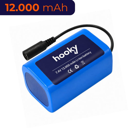 7.4V 12.000 mAh akkumulátor